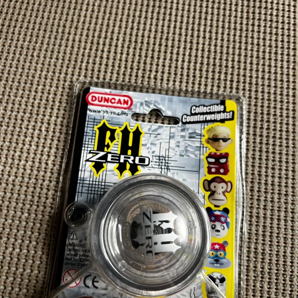 Duncan FH Zero Freehand Yo-Yo Clear with Collectible Counterweights Vintage 2007